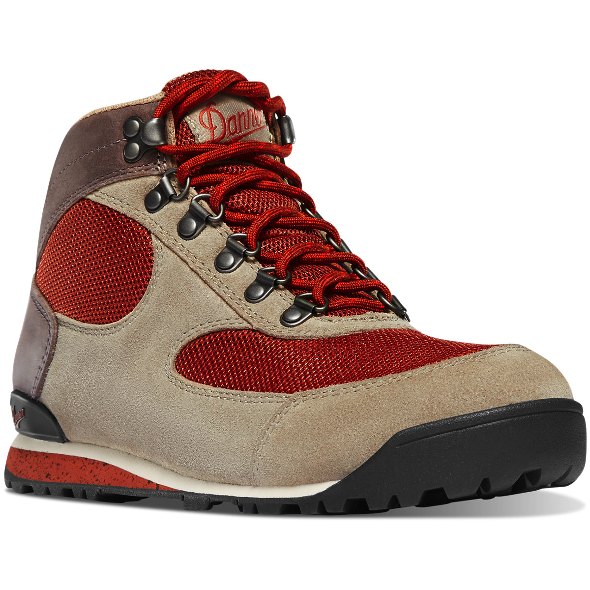 Danner Jag Dry Weather Khaki/Red Hiking Boots Womens - South Africa 60481WJSY